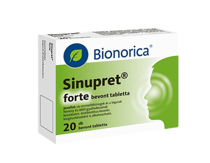 Sinupret forte bevont tabletta (20x) termék kép