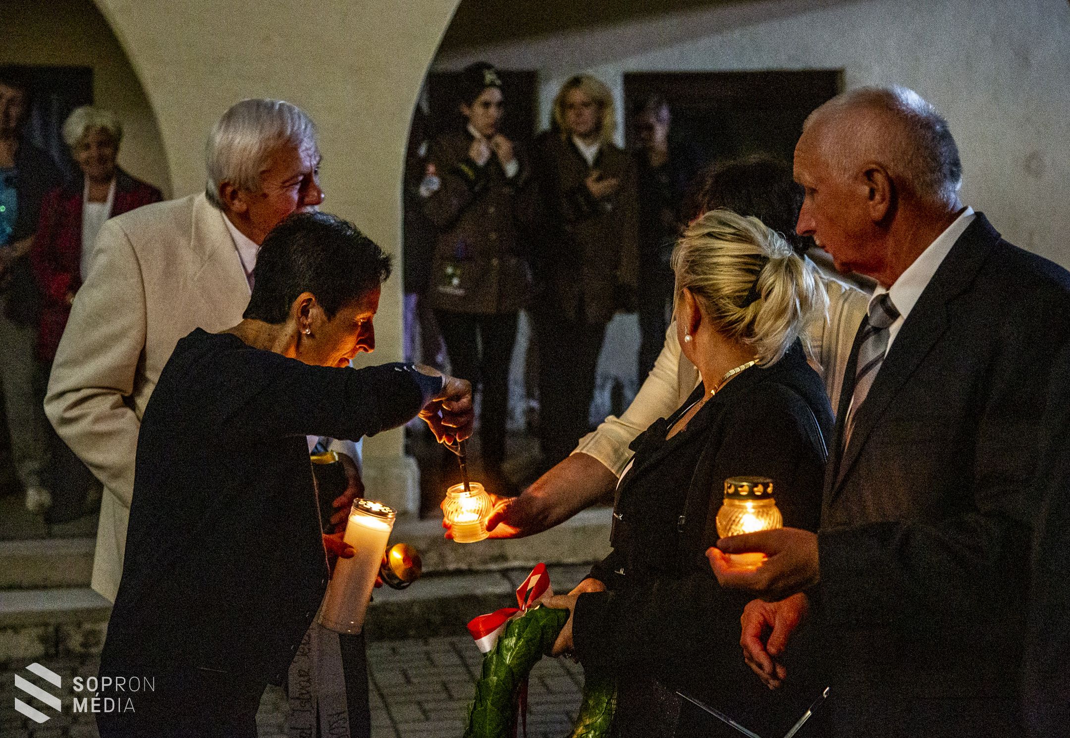 Mécsest gyújtottak a második ágfalvi csata hőseinek emlékére