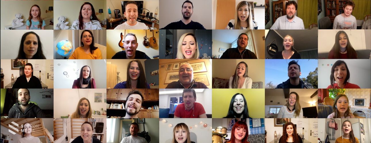 A zene az kell - különleges klip a soproni társulattól