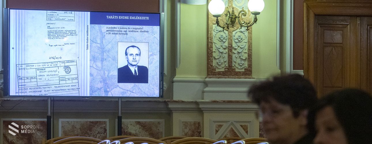 Könyv őrzi Takáts Endre emlékét