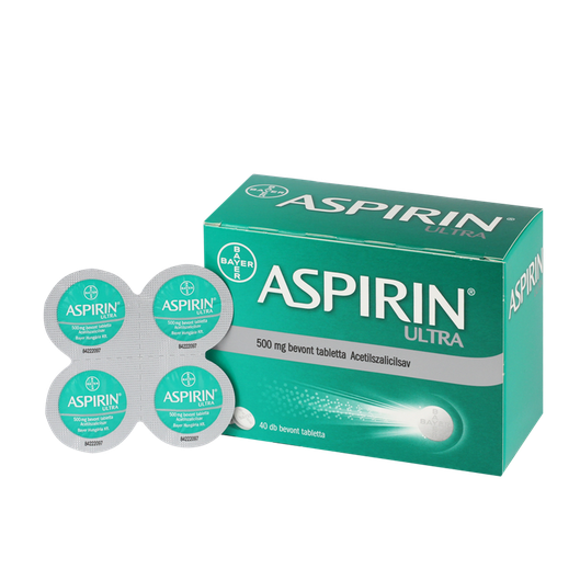 Aspirin Ultra 500 mg bevont tabletta (40x)