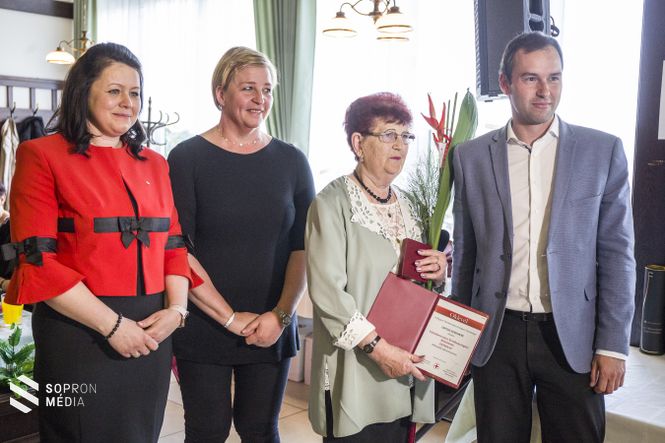 A Vöröskereszt Tevékenységéért Gyémánt Fokozatában részesítették Lipták Sándornét