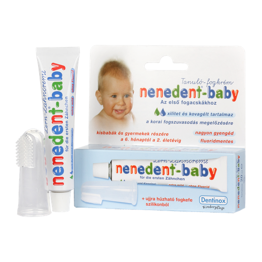 Nenedent-baby tanulószett fogkrém+fogkefe (20ml)