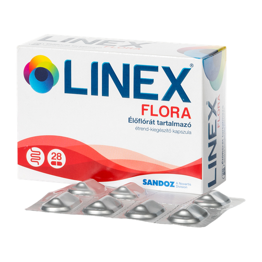 Linex Flora élőflórát tartalmazó étr.kieg. kapszul (28x)