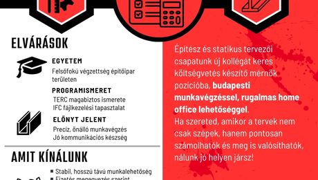 Költségvetés készítő mérnök