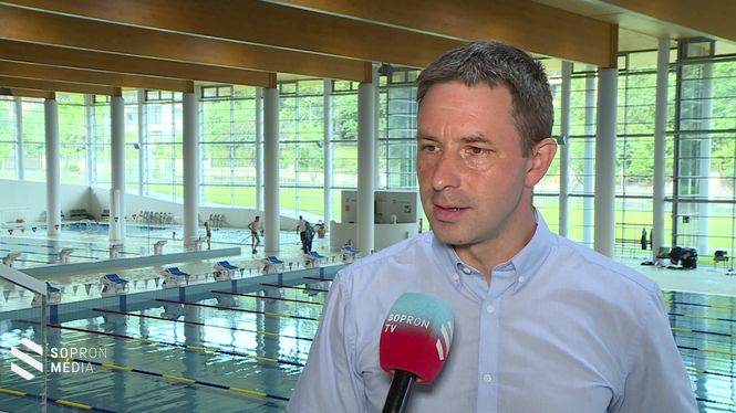 Fekete Imre Richárd a Soproni Vízmű fürdő-üzemmérnökség-vezetője