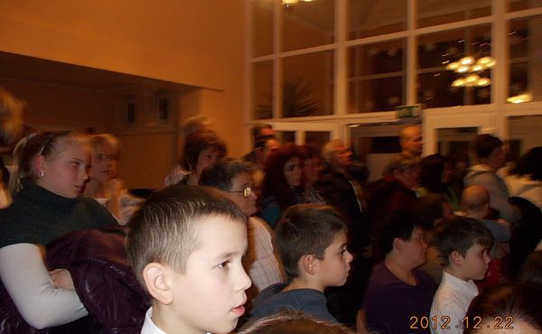 Adventi ünnepség,  2012