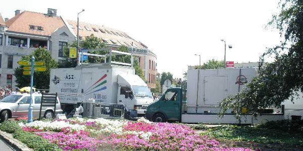 Siófok. -TV- Compound- Stromversorgung -F1