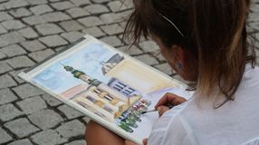 Rengeteg alkotó festette meg a soproni Fő tér ékességeit