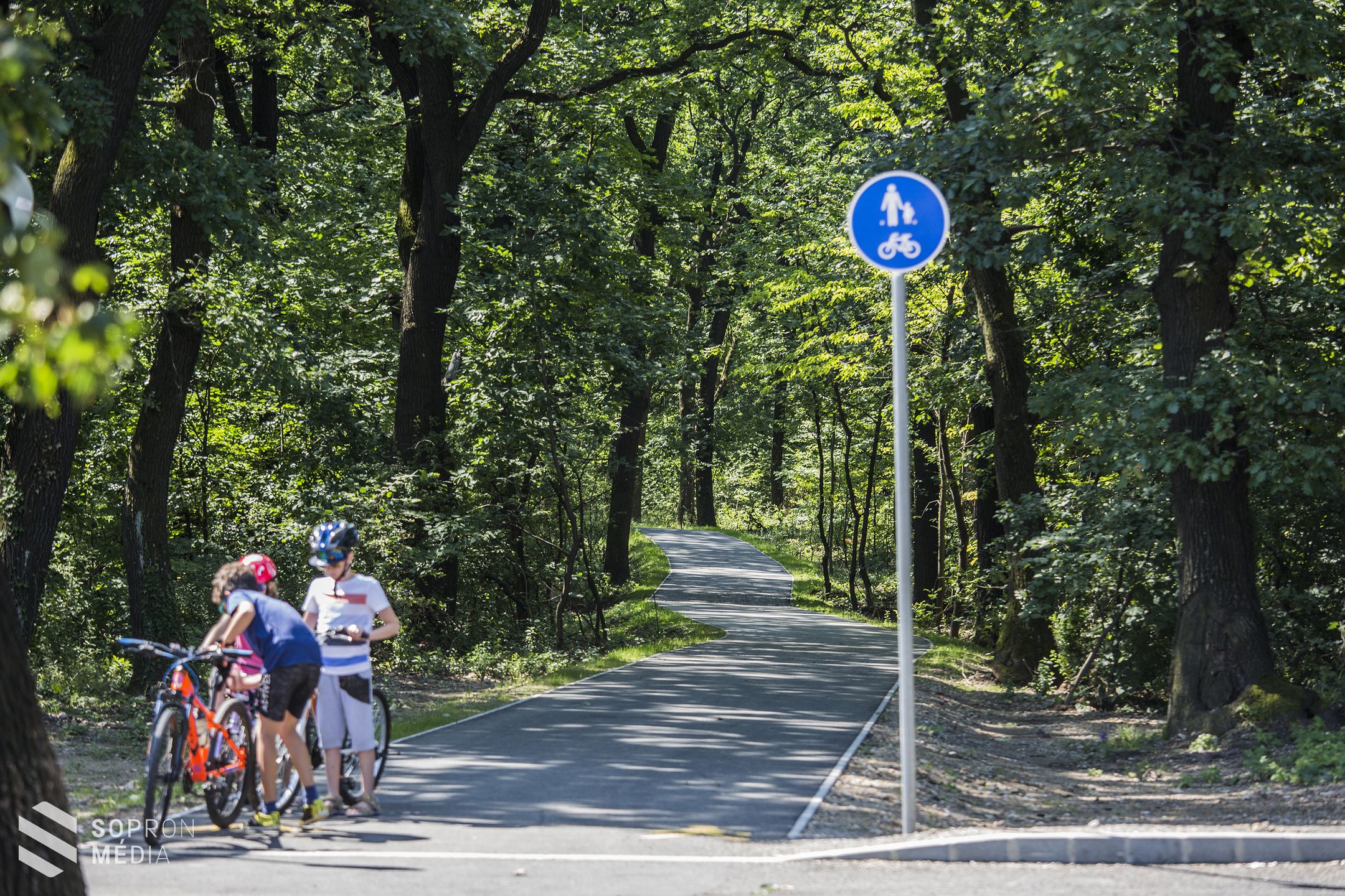 Megépült a Lőver kerékpárút