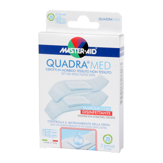 MASTER AID Quadra med Sensitiv sebtapasz 2 méret (20x)