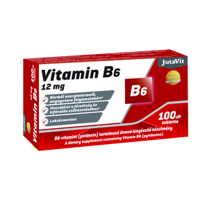 Jutavit B6-vitamin 20 mg Piridoxin tabletta (60x) termék kép