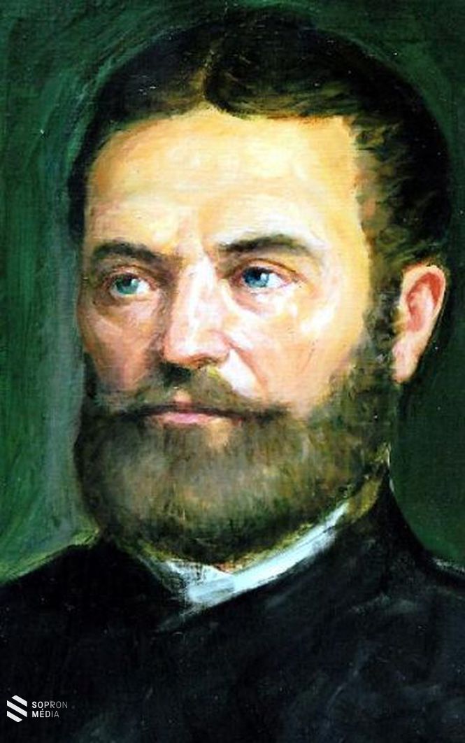 Márkos Ferenc festménye (2012) Bolyai Jánosról (1802-1860)   