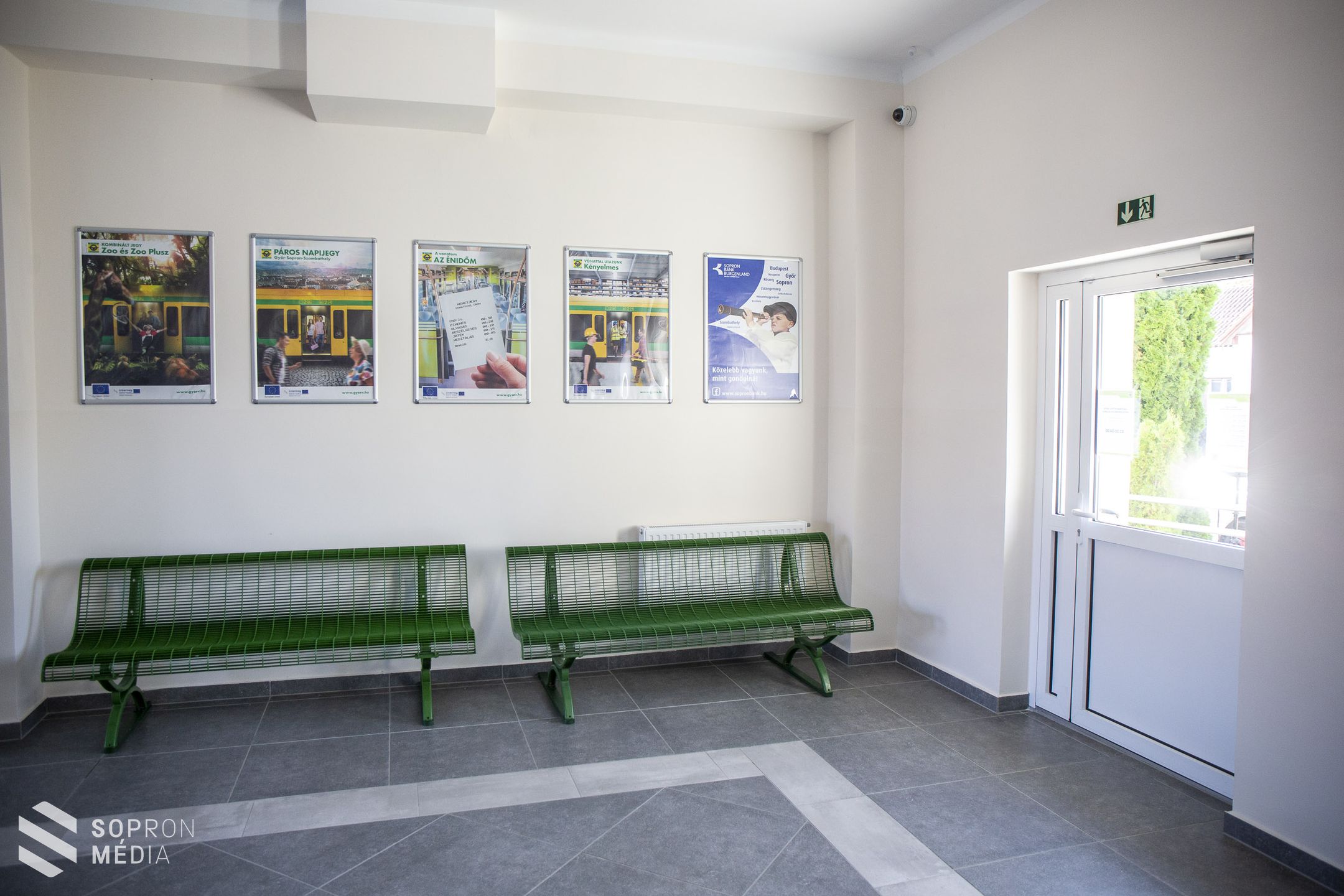 Megújult a fertőszentmiklósi állomásépület