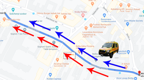 Forgalommal szemben közlekedő mentőautókra kell számítani a Móricz Zsigmond utcától