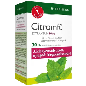 Napi 1 citromfű extraktum kapszula (30x) termék kép
