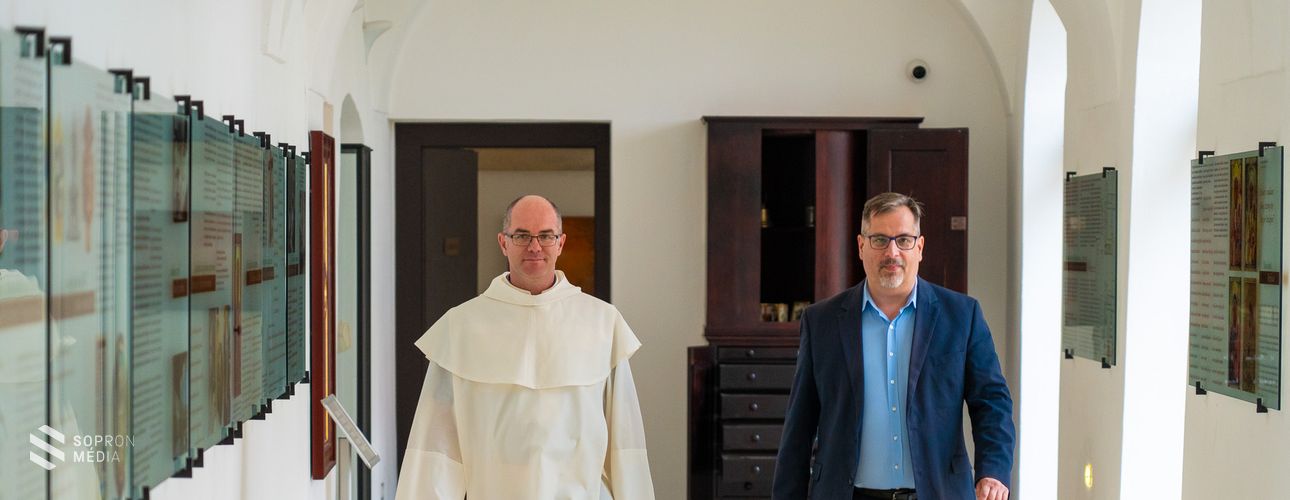 A Sopronbánfalvi kolostorba látogatott Puskás Antal pálos atya