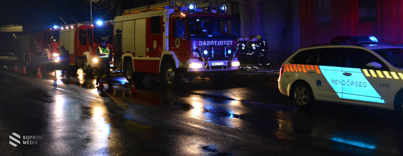Két ember meghalt egy soproni tűzben
