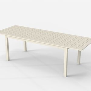 Verano ausziehbarer Gartentisch Aluminiumgestell, Farbe: Champagner 161.290 Ft