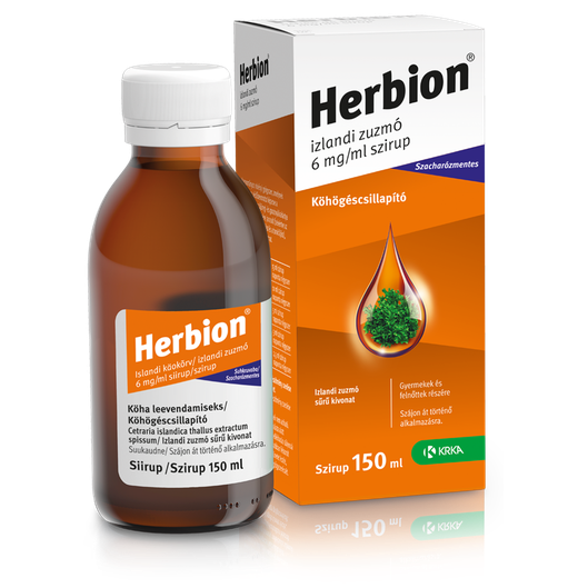 Herbion izlandi zuzmó 6 mg/ml szirup (150ml)