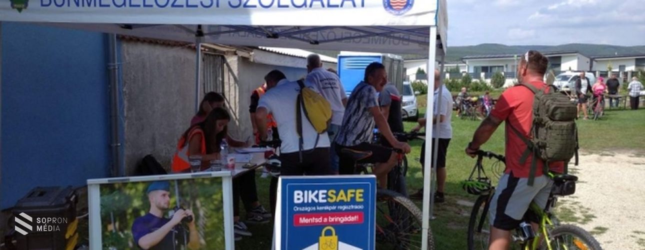 BikeSafe regisztráció és határvadász toborzás a Liszt Ferenc kerékpártúrán