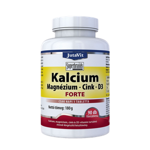JutaVit Calcium+Magnézium+Cink tabletta forte (90x) termék kép