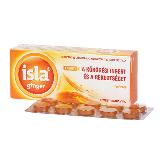 Isla-Ginger torokpasztilla (30x)