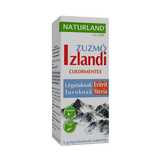 Naturland izlandi zuzmó édesítőszerekkel (150ml)