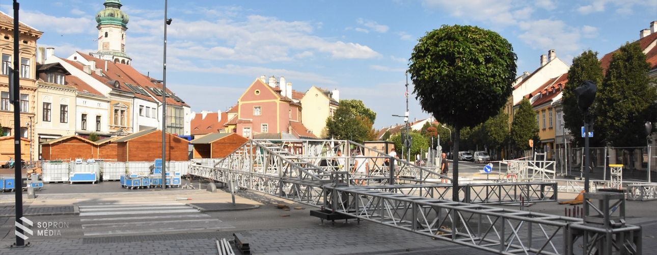 Elterelték a Várkerület forgalmát a Soproni Piknik zavartalan lebonyolítása érdekében