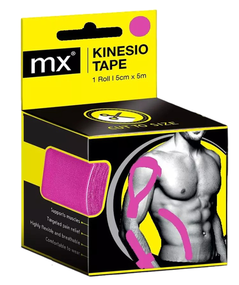 MX kineziológiai tapasz 5m x 5cm pink (1x)