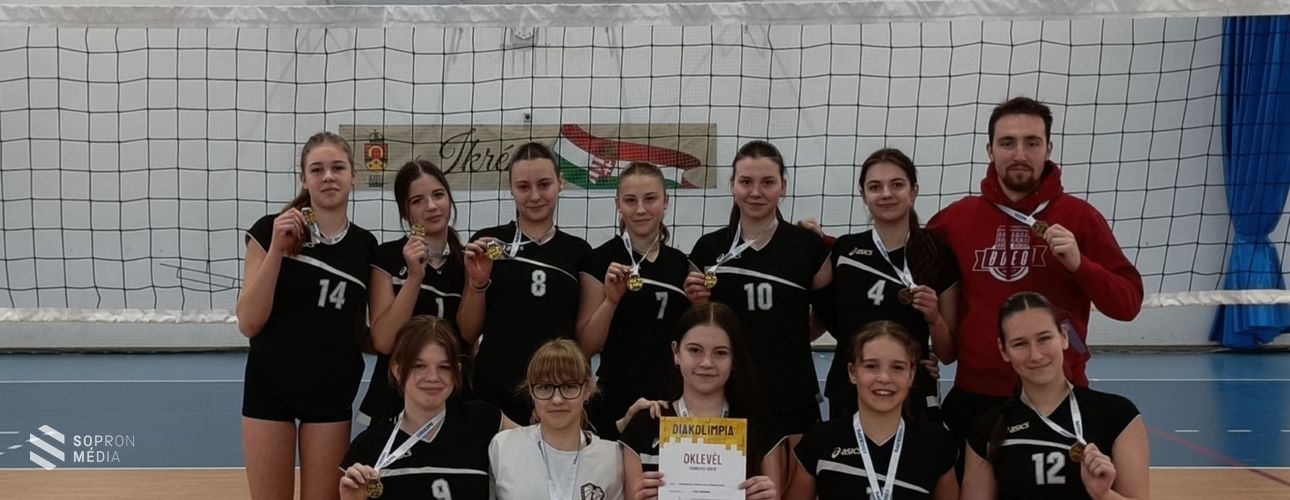 A röplabdás licista lányok lettek a vármegye legjobbjai a IV. korosztályban