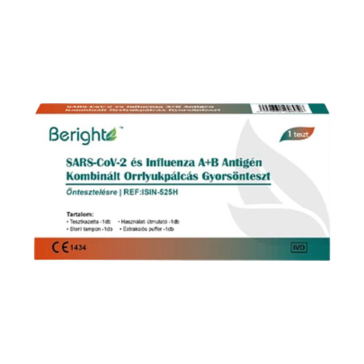 Beright SARS-COV-2 influenza A+B komb.teszt orr (1x)