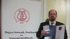 Díjazták a soproni Kórus Spontánusz karnagyát!