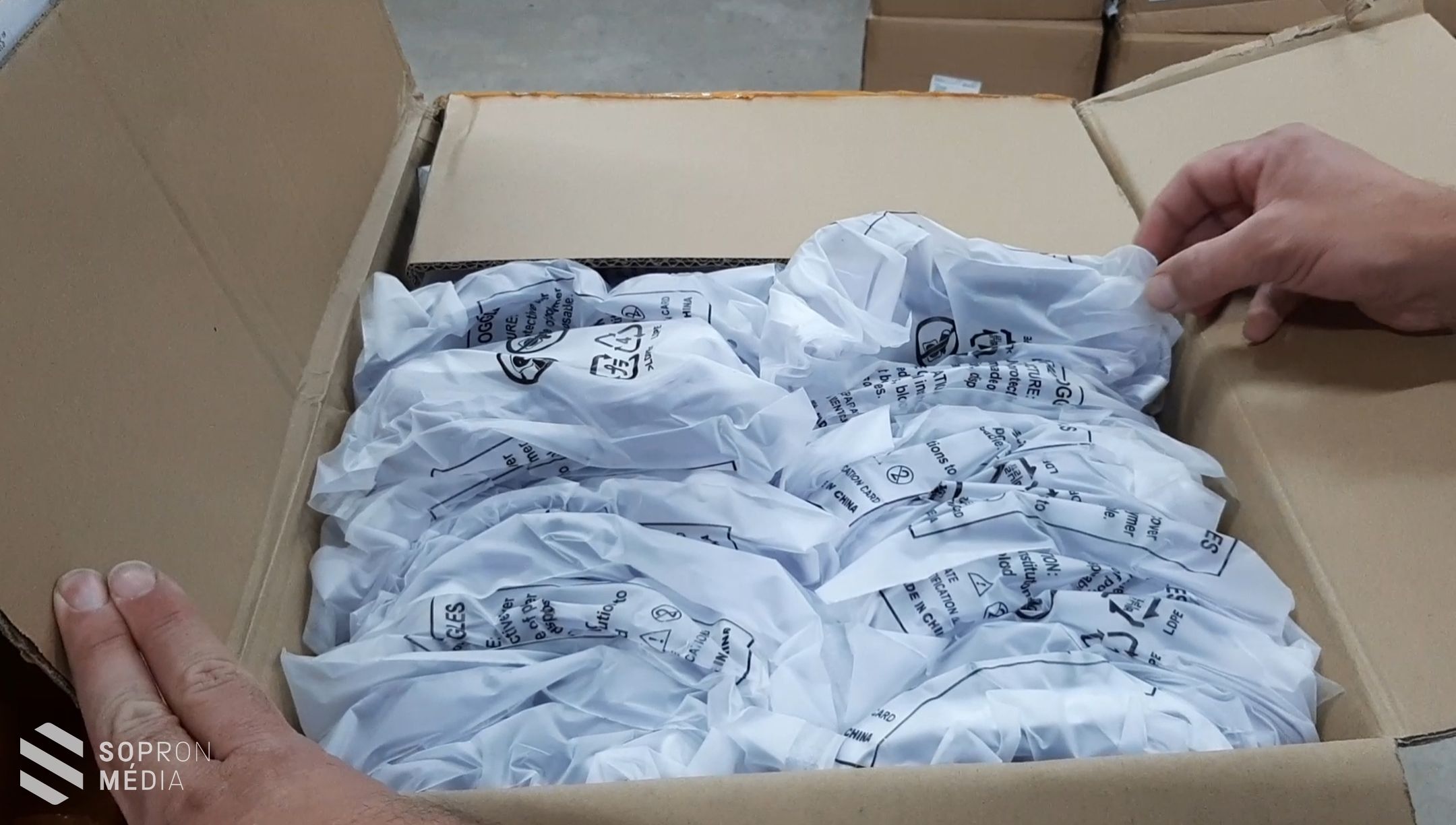 Rossz minőségű védőeszközöket talált a NAV a megyénkben - VIDEÓVAL!