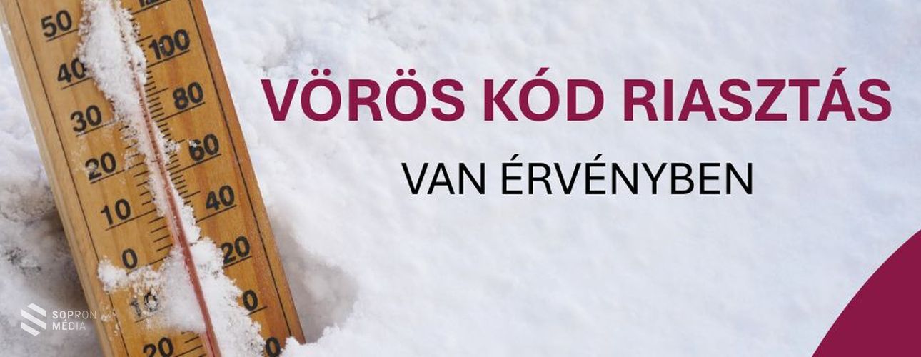 Vörös kód riasztás van érvényben!