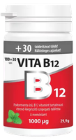 Vita B12 1000 szopogató tabletta Fodormenta VITABA (100x+30x)