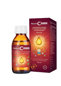 Novo C Kids liposzómás C-vit. folyadék Málna (120ml) termék kép