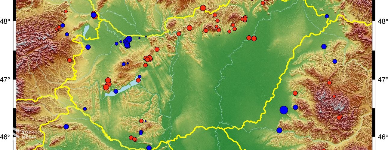 Szeizmológiai obszervatórium: februárban 153 földmozgást regisztráltak a Kárpát-medencében
