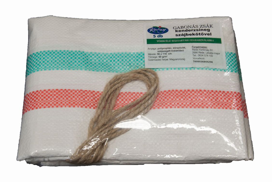 PP gabonás zsák 5 db/cs. 56x110 mm termék képe