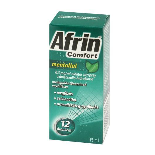 Afrin Comfort mentollal 0,5mg/ml oldatos orrspray (15ml)