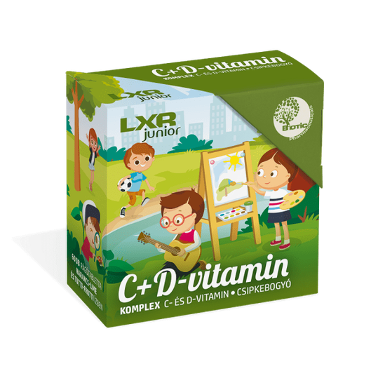 LXR Junior C+D vit.Komplex rágótabletta (60x)