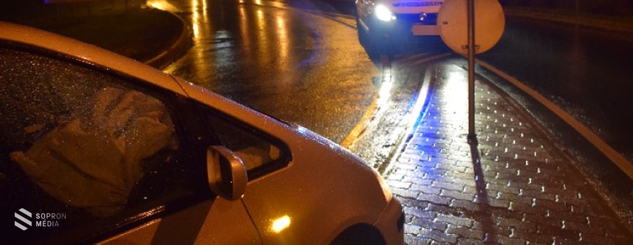 Ittasan okozott balesetet a kópházi férfi