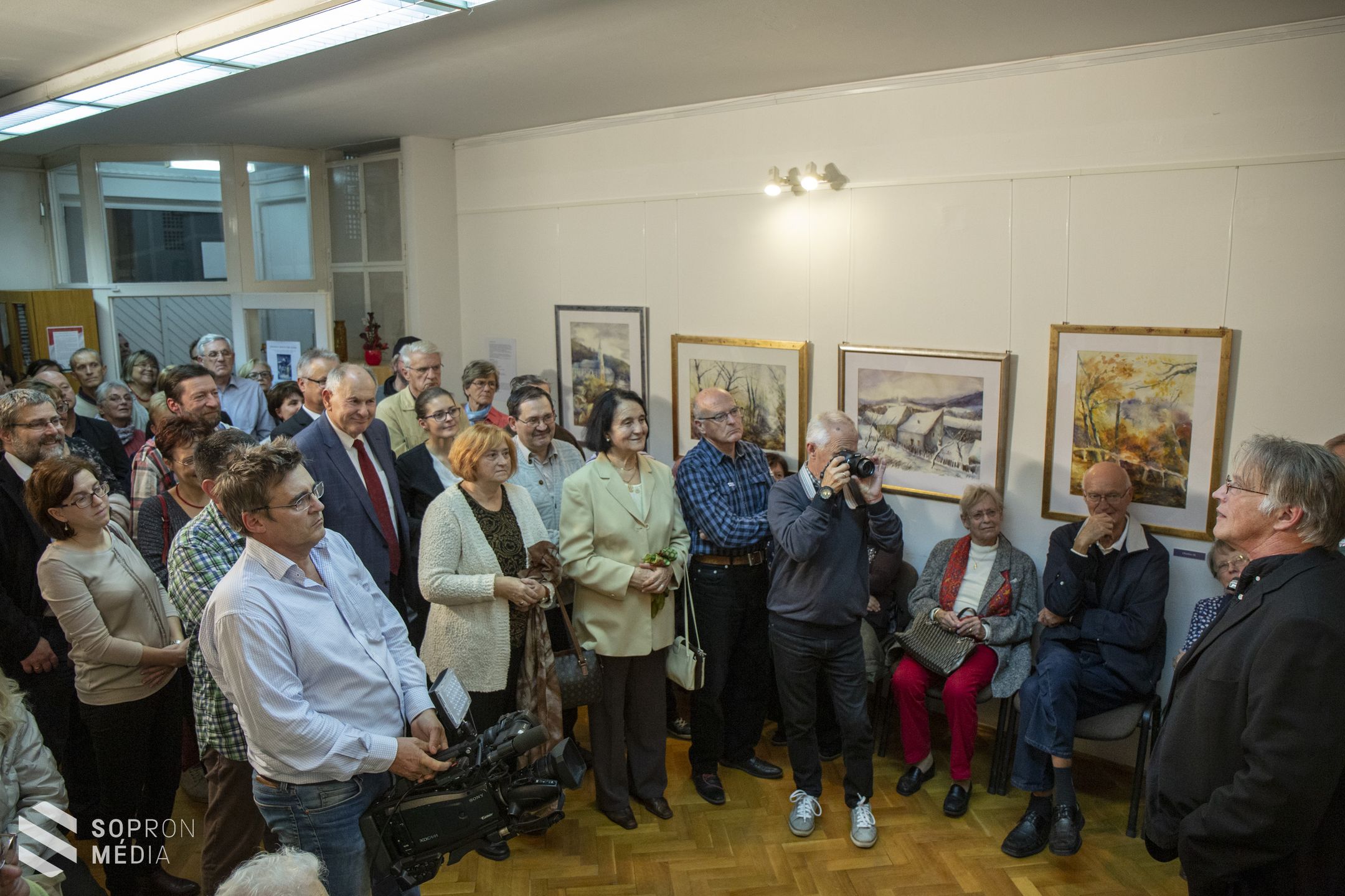 Bánfalva – Megnyílt Gáspárdy Tibor festőművész kiállítása