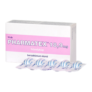 Pharmatex  18,9 mg hüvelykúp (10x) termék kép