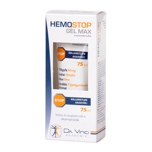 Hemostop Max gél aranyérre (75ml)