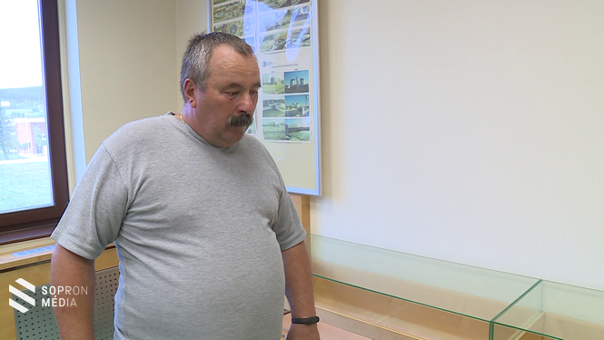 Mészáros Imre, a Soproni Szennyvíztelep vezetője