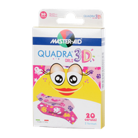 MASTER AID Quadra 3D sebtapasz girls (20x)