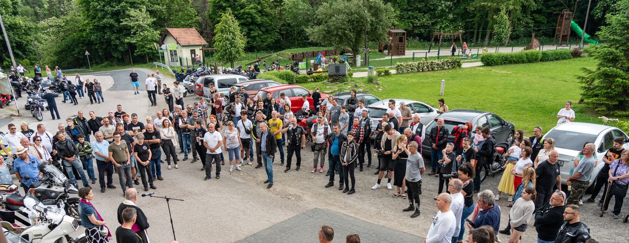 Idén is megrendezték a motoros istentisztelet Ágfalván