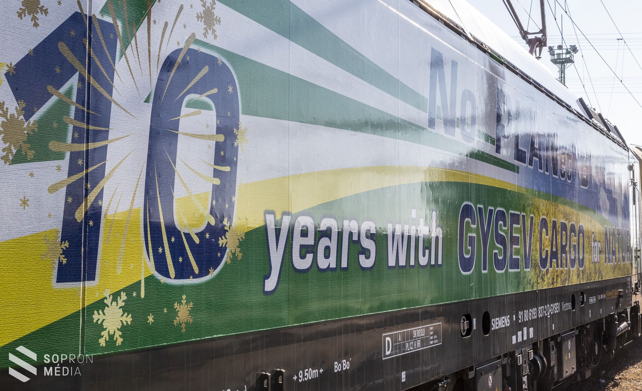 740 méter hosszú  tehervonat indult Sopronból Budapestre 