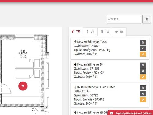A jövő megérkezett a tűzvédelembe: eszközök elhelyezése az alaprajzon